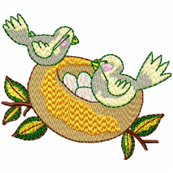 Small Birds Embroidery Design 3 Small Birds Embroidery Design 3